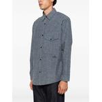 logo-embroidered chest-pocket shirt 3