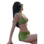 Новый женский бархатный купальник CA24032128GR 2