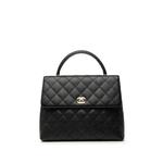 2000-2002 Jumbo Quilted Caviar Kelly Flap handbag 1