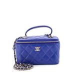 Маленькая сумка через плечо Classic Top Handle Vanity Case с цепочкой 1