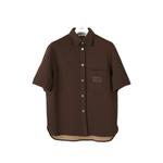 logo-patch short-sleeve shirt 1
