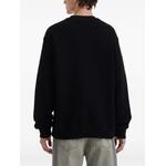 logo-print cotton sweater 4