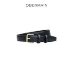 OBERMAIN женский ремень 25MM пряжка-штырь кожа черный 1