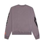 Свитера Heron Preston Flaming Skull Crewneck «Grey/Black» 3
