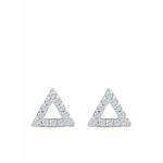 Серьги-гвоздики из желтого золота с бриллиантами 1