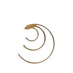 Solar triple-hoop earrings 2