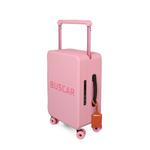 logo-print ribbed suitcase 1