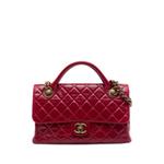 2014 Medium Glazed Calfskin Castle Rock Top Handle Flap satchel 1