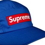 Кепки Supreme Inset Logo Camp Cap 'Роял' 3