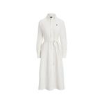 belted linen midi shirt dress 1