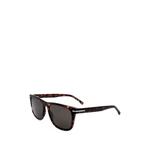 tortoiseshell-effect square-frame sunglasses 1