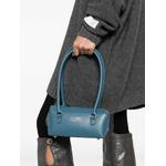 mini Bauletto logo-print leather shoulder bag 2