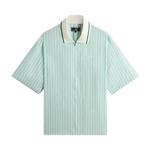 Рубашки на пуговицах Kith Striped Poplin Thompson Zip Front Shirt 'Breezeway' 1