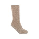 cable-knit anti-slip socks 1