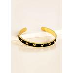 Браслет-манжета Mickey Mini Enamel Cuff Bangle Black Gold 5
