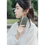 Держатель для карт Amber Top Zip из кожи - Джунглевый зеленый 2
