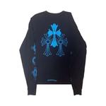 Футболки с длинным рукавом Chrome Hearts Multi Logo Long-Sleeve 'Чёрный' 2