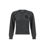 Loriby logo-flocked sweater 1