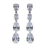 Серьги-подвески pear marquise 1