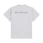 Футболки Balenciaga Oversized T-Shirt "Light Heather Grey" 2