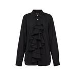ruffled long-sleeve shirt 1