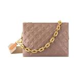 Рюкзаки Louis Vuitton Coussin PM 'Taupe Puffy Monogram Lambskin Leather' 1