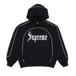 Худи Supreme Curve Piping Худи с капюшоном 'Чёрный' 1