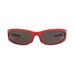 Солнцезащитные очки Balenciaga Shield-Frame Aluminum 'Red/Grey' 1