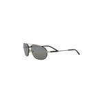 Saint Laurent Oval Sunglasses 'Черный/Серебряный' 3