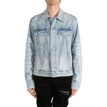 distressed-effect denim jacket 1