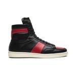 Кроссовки Saint Laurent SL-10 High Top Sneaker 'Red' 1