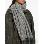 Ortega monogram-pattern scarf 4