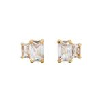 Гвоздики Glitz Studs прозрачные/золотые KN138 1