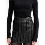 Manny stripe panel mini skirt 1