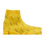 Кроссовки Balenciaga Speed 2.0 Sneaker 'Allover Logo - Yellow' 2