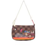 Мини-сумка Damier Ebene Illustre Pochette Accessoires (2015 год) 1