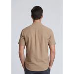 Polo Haus - Мужская льняная смесовая рубашка Signature Fit SS MBSS185C05 4