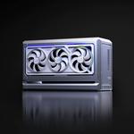 XiKii Industry FF07 Mini-ITX корпус - серебристо-белый 1