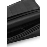 Мужской кожаный бифолд-кошелек с защитой RFID - Черный 5
