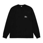 Футболки с длинным рукавом Stussy Basic Long-Sleeve Tee 'Black' 1