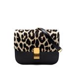 Сумка через плечо Medium Calfskin and Leopard Print Pony Hair Classic Box (2012 год) 1