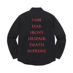 Овершерты Supreme x The Crow Work Shirt 'Black' 2