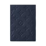 Дорожные аксессуары Louis Vuitton Passport Cover «Темно-синий монограмма тень тисненая телячья кожа» 2