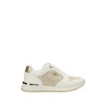 Fleur Ellen snakeskin-effect metallic-panel sneakers 1