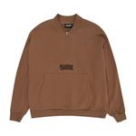 Полузастежки Pleasures Karat Quarter Zip Fleece 'Brown' 1