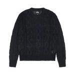 Свитера Stussy Cable Loose Knit Sweater 'Черный' 1