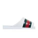 Слайды Gucci Web Slide Sandal 'White Green Red' 2
