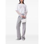 lace-panelled logo-embroidered T-shirt 2