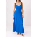 Макси-платье Saks A-Line/A Bell Form Sweetheart Neck Sleeveless Maxi Scuba Crepe Knitted Dress Twoss26El00262 3