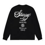 Футболки Stussy World Tour Long-Sleeve Tee 'Black' 2
